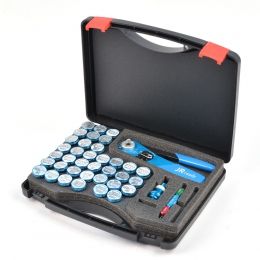 набор инструментов jready st2119 (m22520/2-01 обжимной инструмент + 37 шт. позиционеров + g125 калибр ) фото